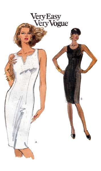 Womens Tapered Sheath Dress Sewing Pattern Misses Etsy Sewing Dresses Dress Sewing