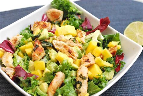 Super Easy Mango Chicken And Avocado Salad Recipe City Cookie