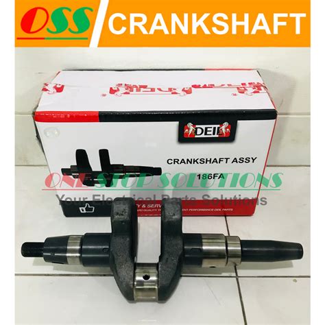 Jual CRANKSHAFT ASSY KRUK AS AS KRUK GENSET 186F 186FA Shopee Indonesia