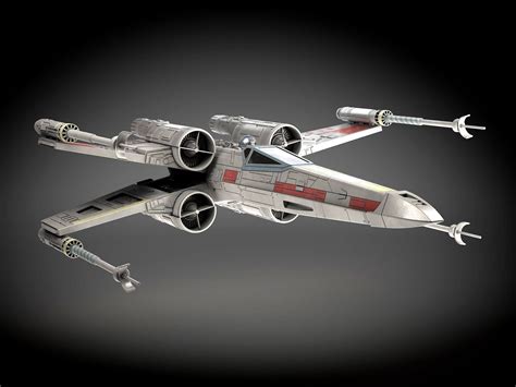 x wing 3d model