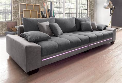 Nova Via Big Sofa Mit Beleuchtung Wahlweise Mit Bluetooth Soundsystem