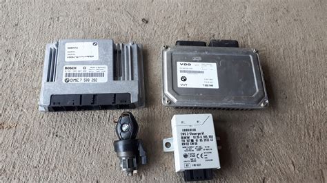 STEROWNIK KOMPUTER EWS BMW E46 ZESTAW 7508292 11103105248 Oficjalne