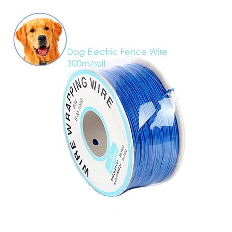 300M Long Electric Fence Wire Pet Electric Dog Training Collar Fence ...