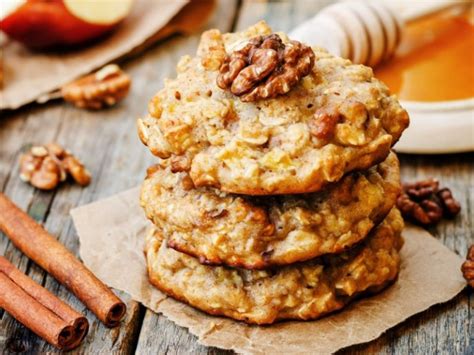 GALLETAS de AVENA y MANZANA rinden 1 kilo sin azúcar