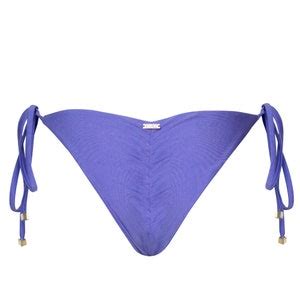 Violet Purple Scrunch Bikini Bottom Etsy