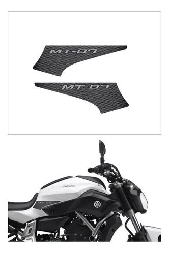 Adhesivo Protector De Resina Tankpad Para Yamaha Mt Color Gris