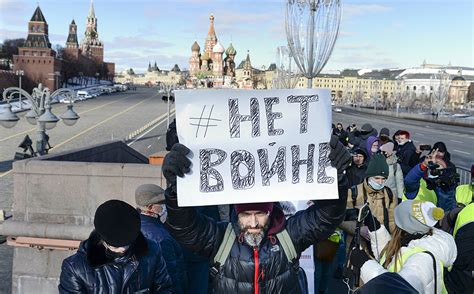 Fotos Las Protestas Contra La Invasión De Ucrania Alrededor Del Mundo En Imágenes