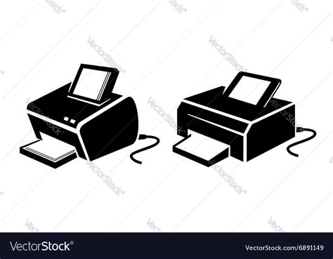 Printer Clip Art Black And White