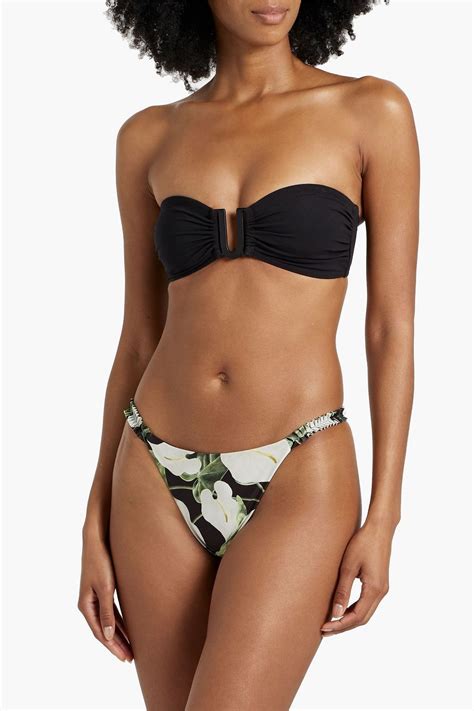 ZIMMERMANN Separates Sculpt Bandeau Bikini Top THE OUTNET