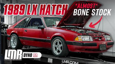 Fox Body Mustang Lx L Hatch Dyno Youtube