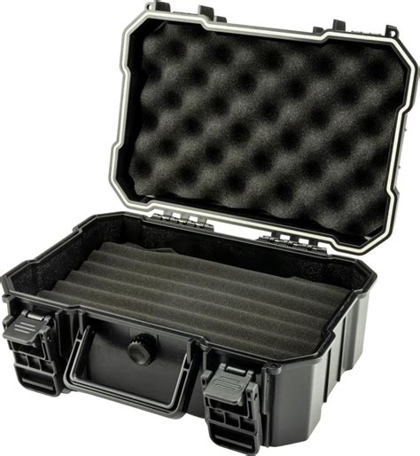 Passatore Reisehumidor Cigar Case Acryl schwarz für 15 30 Zigarren