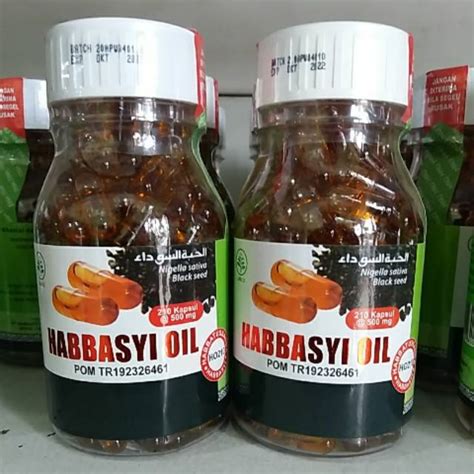 Jual Habbasyi Oil Minyak Habbatussauda Kapsul Shopee Indonesia