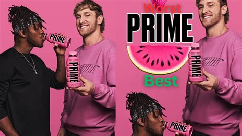 All Ksi Logan Paul Prime Flavors Ranked Youtube