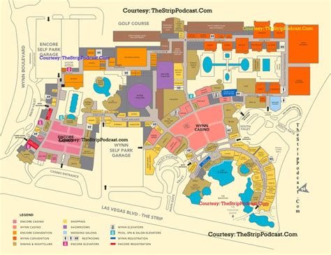 Map Of Wynnencore Las Vegas Hotels Map Wynn Las Vegas Las Vegas