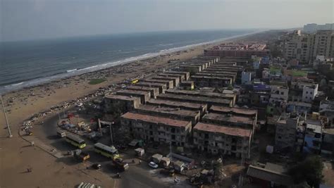 Beach and sky at the Marina in Chennai, India image - Free stock photo ...