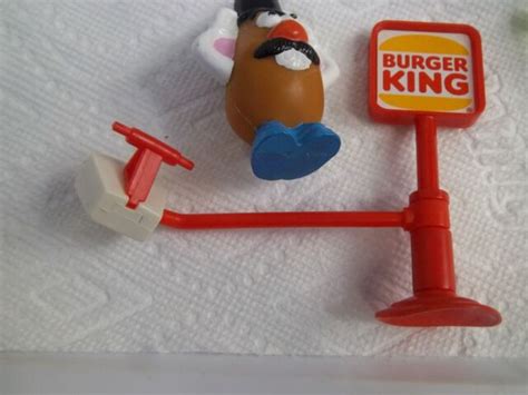 Mr Potato Head Kids Meal Toys 2 Pc Burger King Hasbro Vintage 1998 B