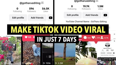 Make Tiktok Videos Viral In Just 7 Days How To Make Tiktok Video