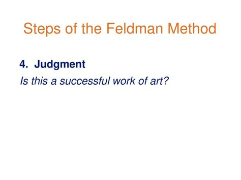 PPT Analyzing Art The Feldman Method PowerPoint Presentation Free