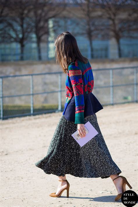 Paris Fashion Week FW 2015 Street Style: Natasha Goldenberg - STYLE DU ...