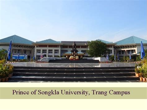 Prince of Songkla University Trang Campus Tourism Management