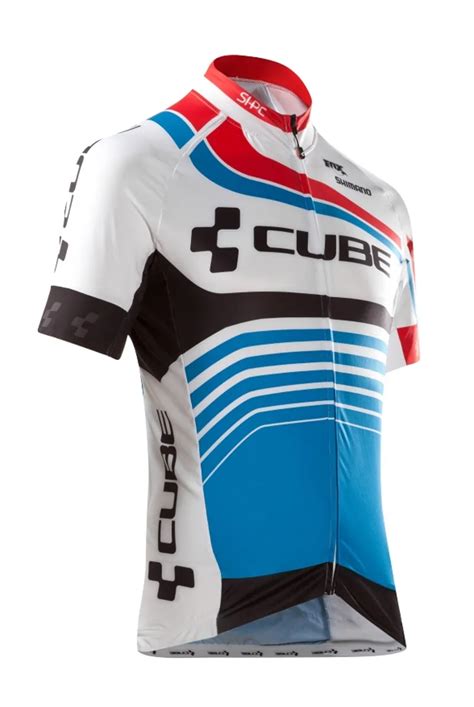 Cube Teamline Ss Jersey Blueredwhite