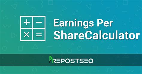 Earnings Per Share Calculator