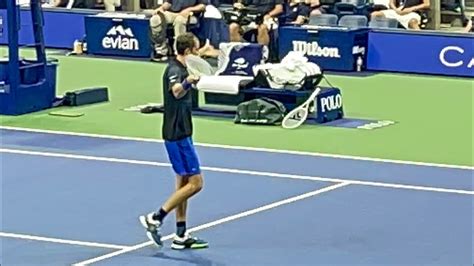 Daniil Medvedev S Thrilling Match Point Against Alex De Minaur Us Open