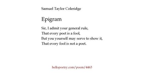 An epigram is a brief, interesting, memorable, and sometimes surprising ...