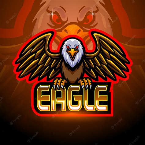 Premium Vector Eagle Mascot Sport Esport Logo Design