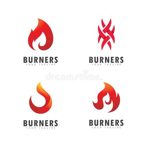 Plantilla De Logotipo Del Vector De Incendio De Llama Ilustraci N Del