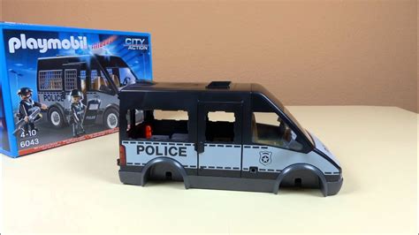 Playmobil Police City Action Polizei Mannschaftswagen Auspacken