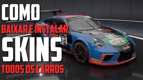 COMO BAIXAR E INSTALAR SKINS PARA CARROS DO ASSETTO CORSA COMPETIZIONE