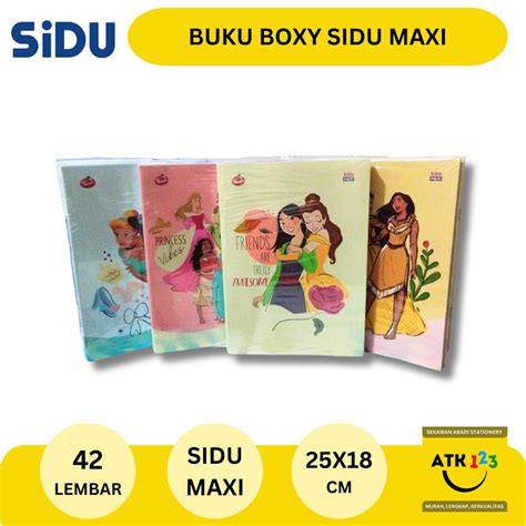 Jual Buku Tulis Boxy Sinar Dunia Sidu Maxi Isi Lembar Buku Sekolah