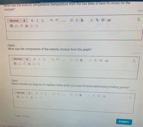 Solved Table View List View Table Melting Point Analysis Chegg