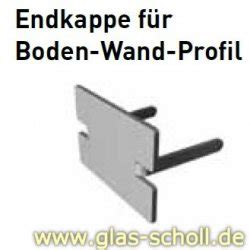 Glas Scholl Webshop Wandanschluss U Profile