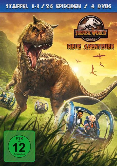 Jurassic World Neue Abenteuer Staffel 1 3 4 Dvds Jpc