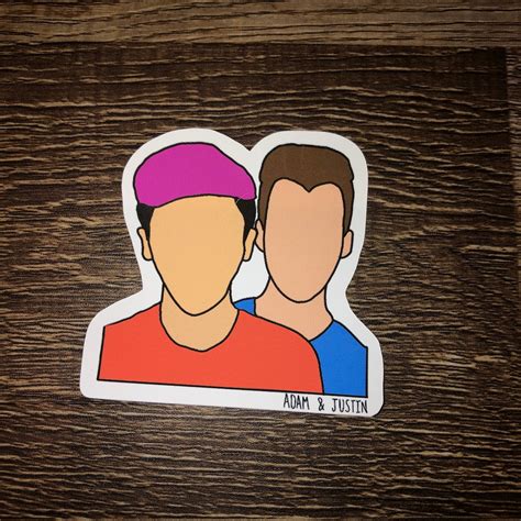 Lankybox Adam and Justin sticker | Etsy