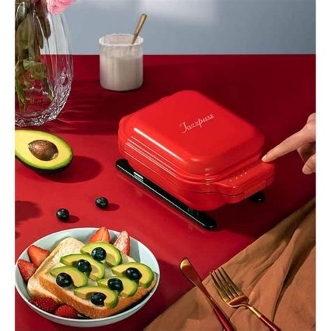 Smzj Appareil Sandwich Gaufrier Panini Sandwich Grill W Divers