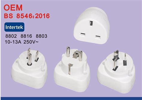 Universal Travel Adapter Us Au EU To UK Plug Travel Wall AC Power