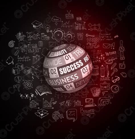 Success in Business conceptual background - stock vector | Crushpixel