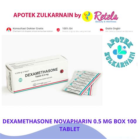 Jual Dexamethasone Novapharin Mg Box Tablet Dexametason