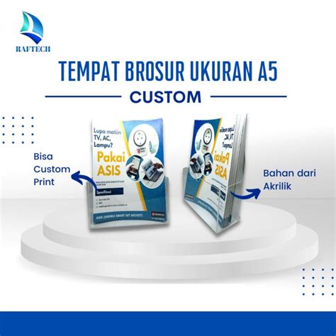 Jual Rak Tempat Brosur Tempat Display Brosur Akrilik Display Ukuran