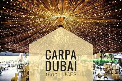 Carpas de luces led DUBAI La nueva tendencia en iluminación para