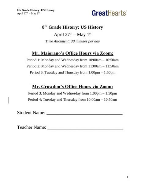 Pdf 8th Grade History Us History Dokumentips