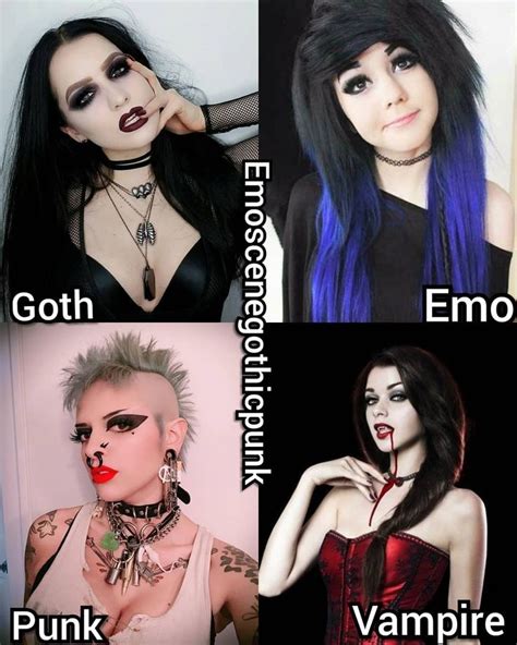 Emo Scene Gothic Punk On Instagram Which One Are You” Gótica