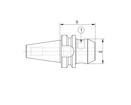 Oprawka Zaciskowa Weldon 20 Mm SK40 L100mm DIN69871 AD