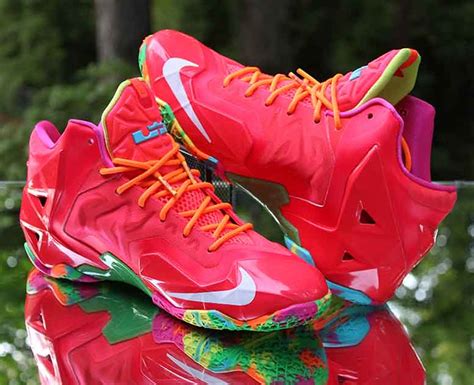 Nike Lebron 11 Xi Fruity Pebbles Size 7y Crimson White 621 Flickr