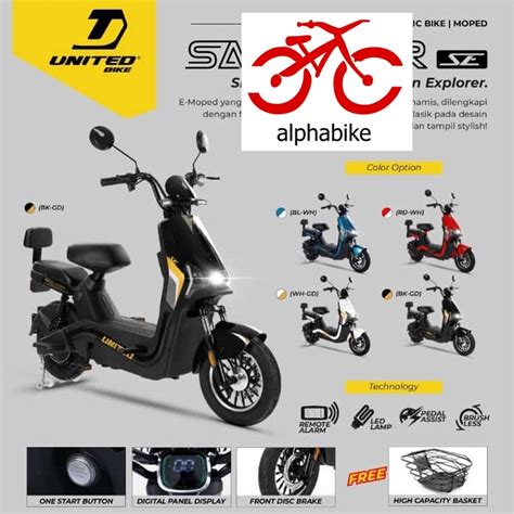 Jual Sepeda Listrik United Salvador Se Electric E Bike Watt Ebike