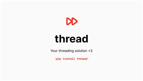 Github Python Threadthread A Python Threading Library Extension ⭐️ Star To Support Our Work