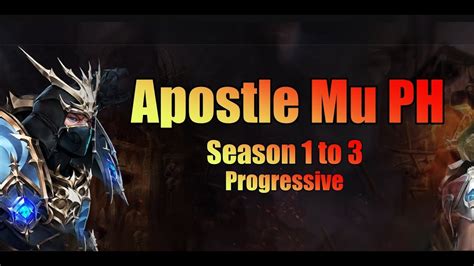 Apostle Mu PH Season 1 To 3 Progressive Exp X200 MU Online MerlanTV